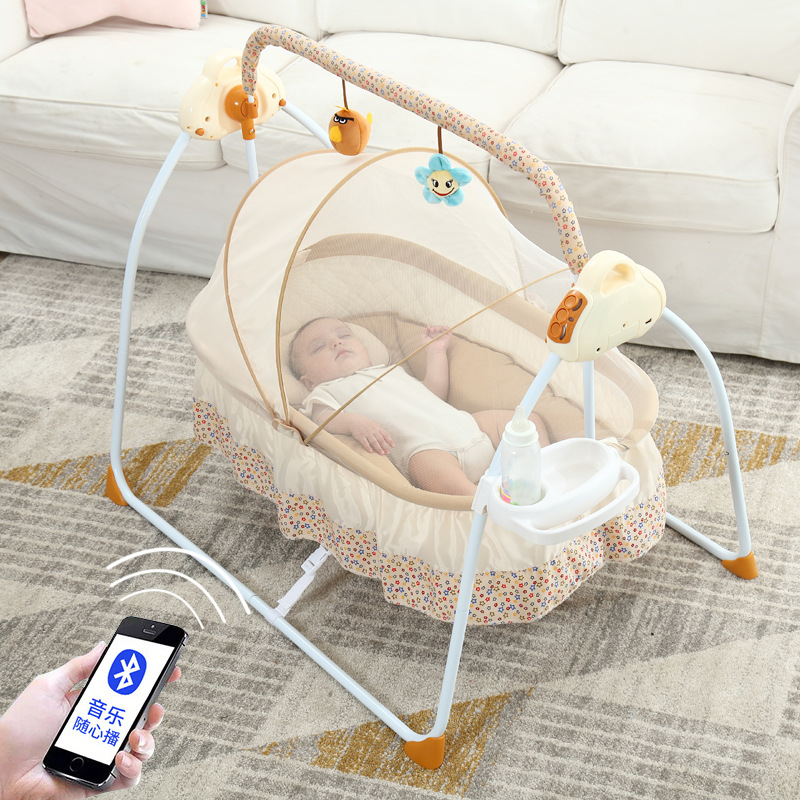 Baby Nursery Hamper - Smart Electric Baby Cradle Bed Electric