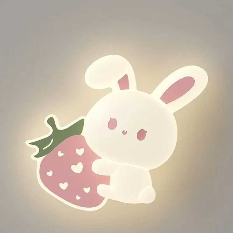 Baby Nursery Lamp - Carrot Rabbit Light Cute Children's Room