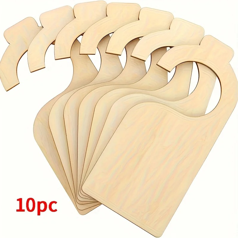 Baby Nursery Closet - 10 Pcs Blank Wooden Closet Dividers