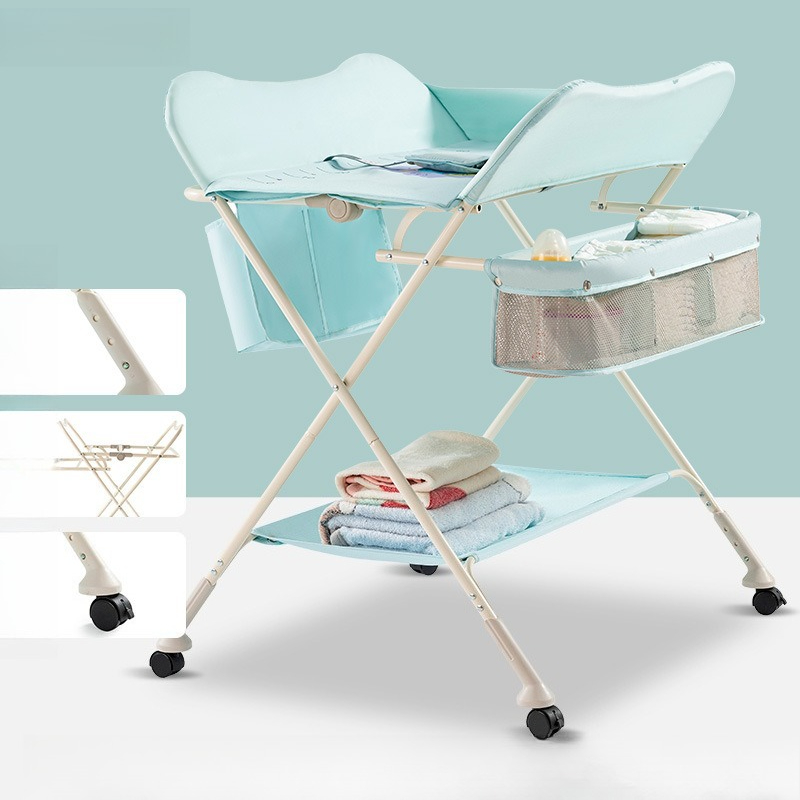 Baby Nursery Table - 3-in-1 Adjustable Baby Care Station with