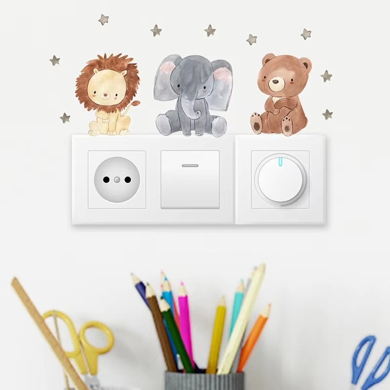 Baby Nursery Boy - Cute Forest Animals Wall Stickers for