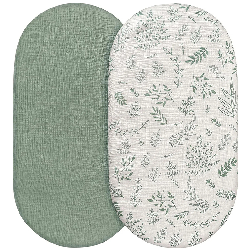Baby Nursery Hamper - Muslin Bassinet Sheets for Baby Girl