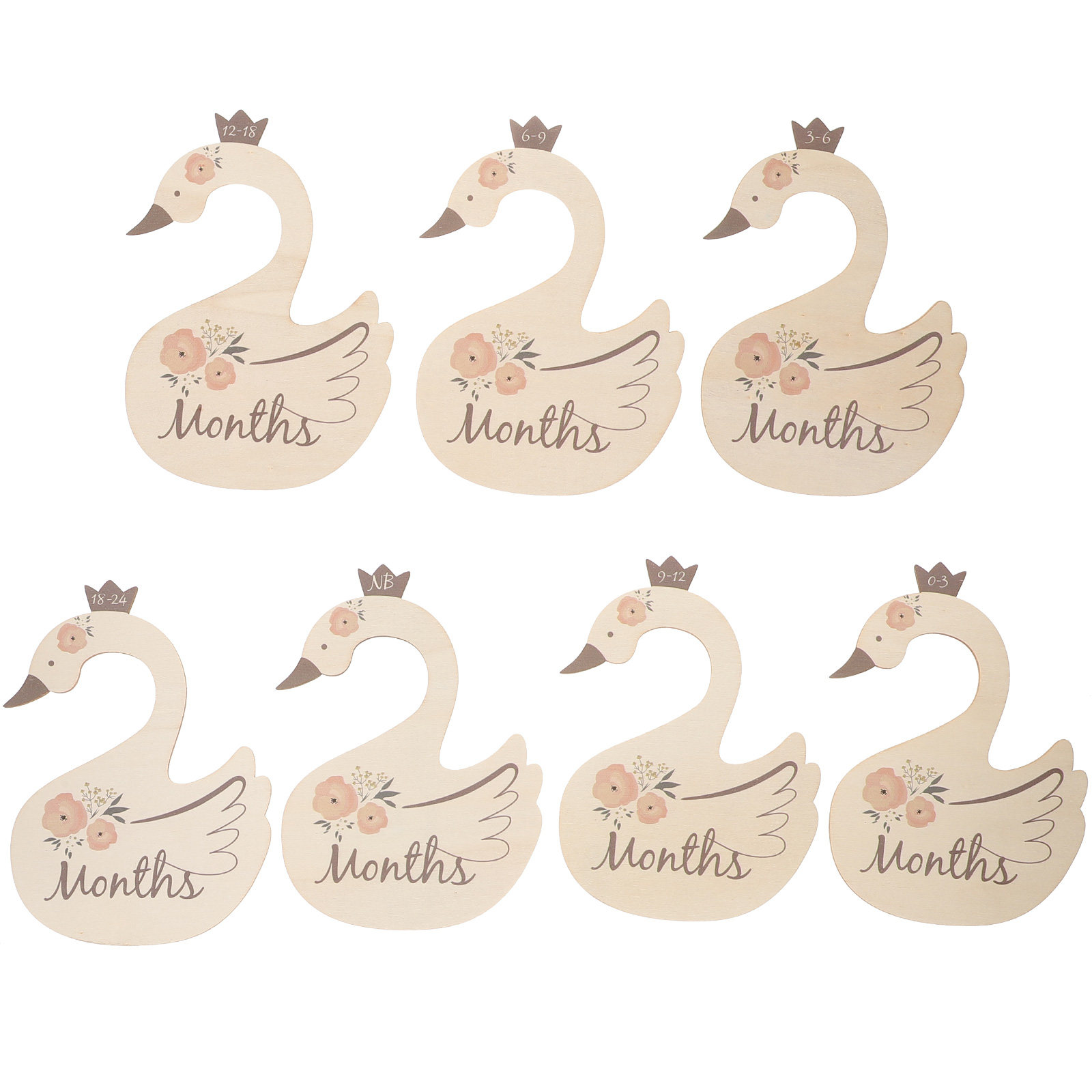 7Pcs Swan Baby Clothes Size Di - đánh giá và giá Baby Nursery Wardrobe