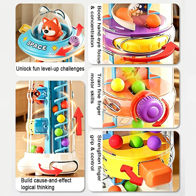 Montessori Ball Drop Tower Toy - đánh giá và giá Baby Nursery Table