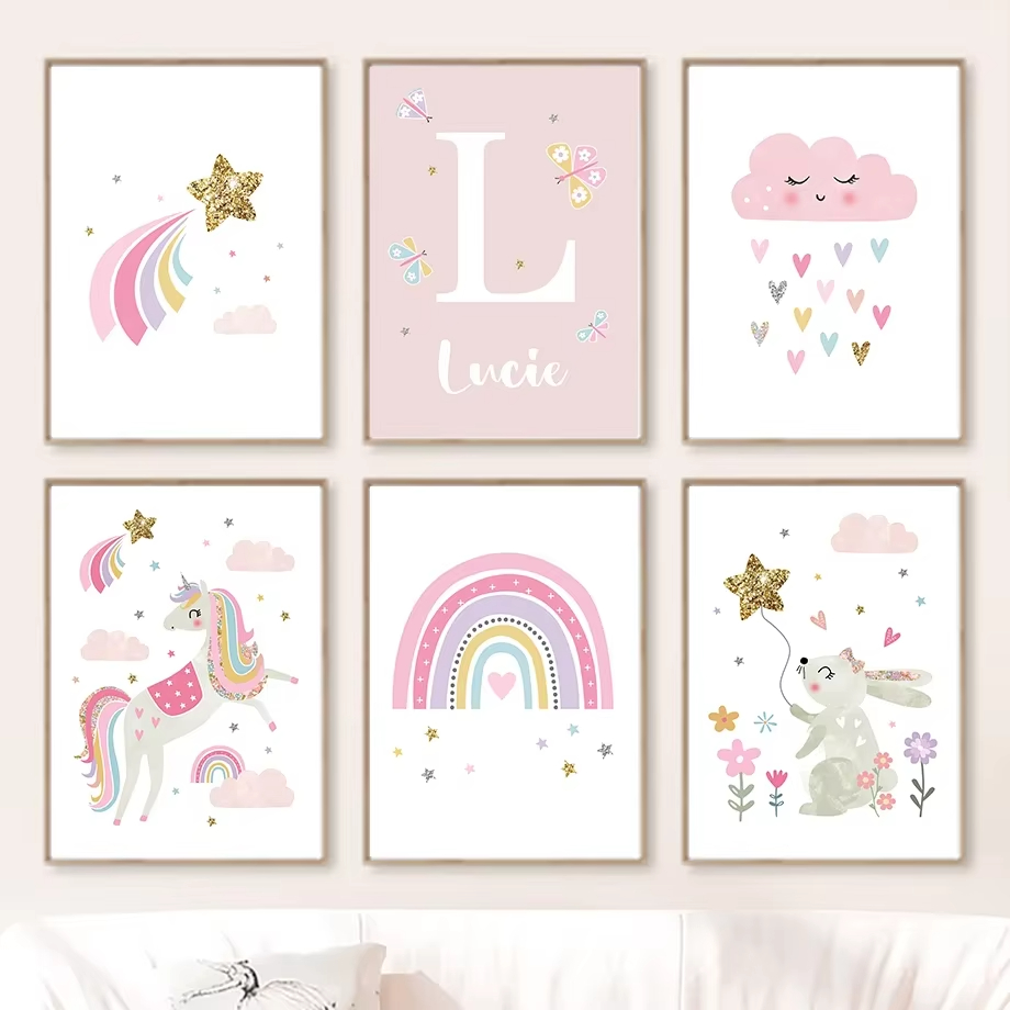 Pink Unicorn Rabbit Rainbow Cl - đánh giá và giá Baby Unicorn Nursery