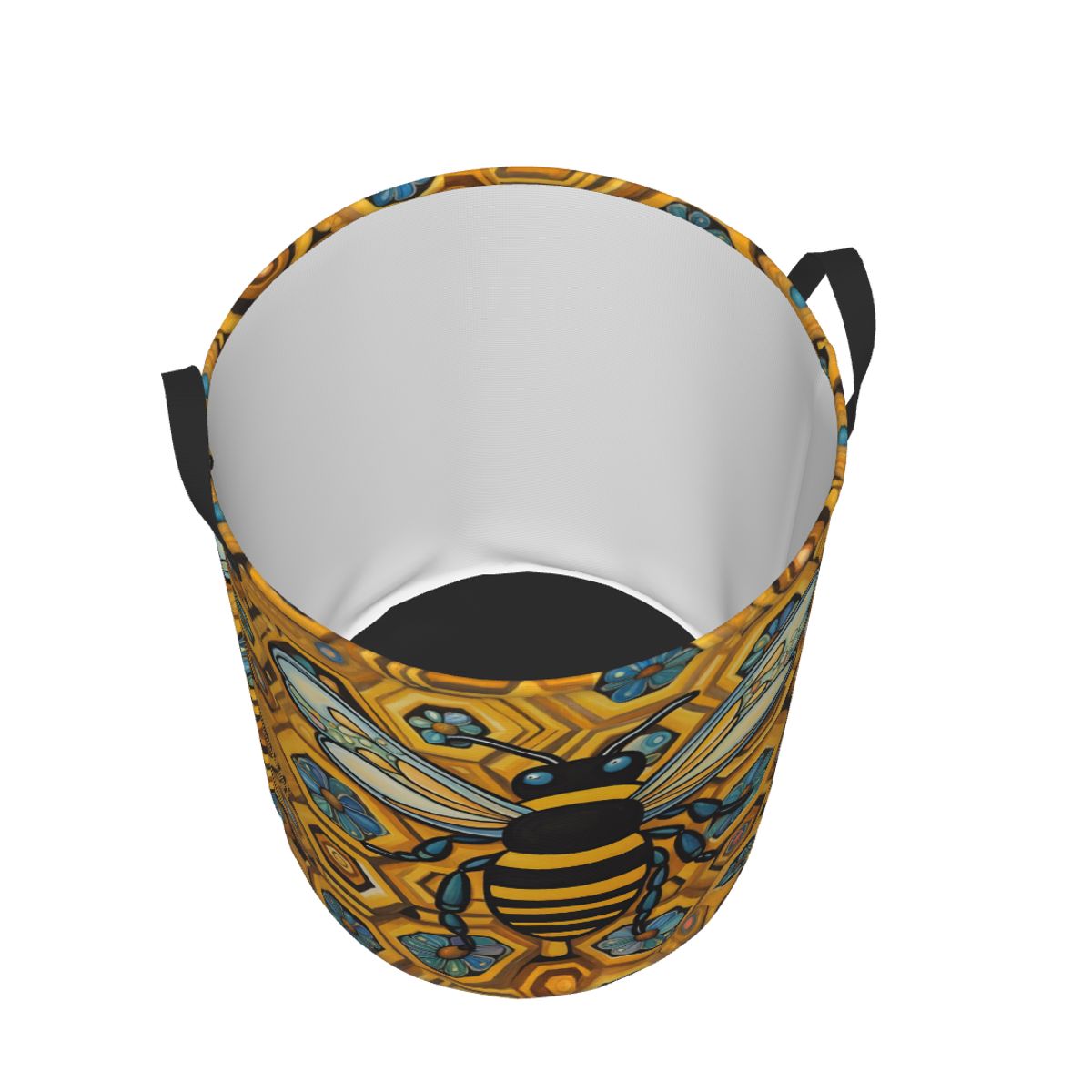 Bee And Honeycomb Print Laundr - đánh giá và giá Baby Nursery Hamper