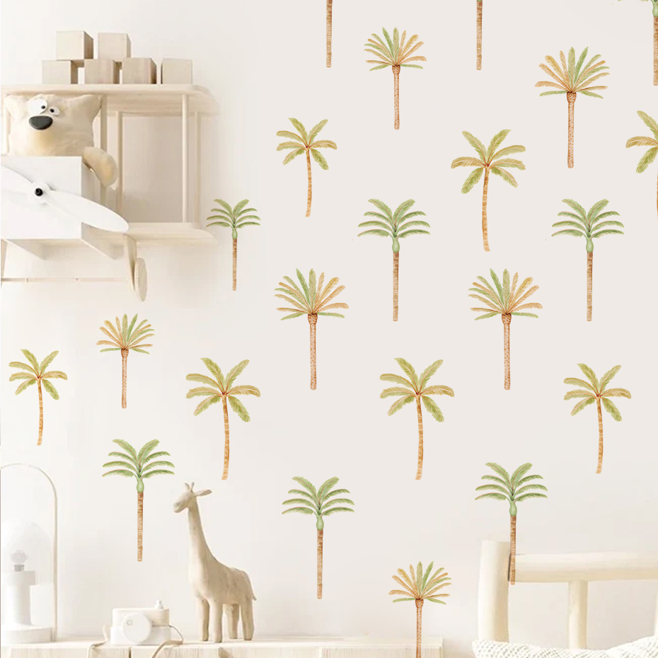 Boho Coconut Palm Tree Wall St - đánh giá và giá Baby Nursery Boy