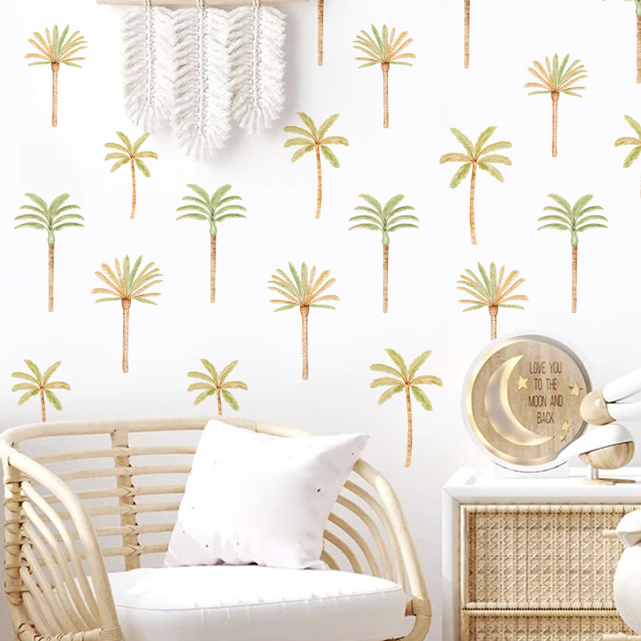 Boho Coconut Palm Tree Wall St - đánh giá và giá Baby Nursery Boy