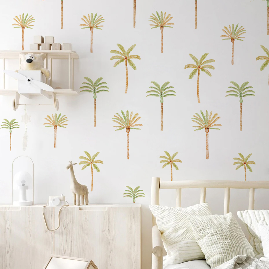 Boho Coconut Palm Tree Wall St - đánh giá và giá Baby Nursery Boy