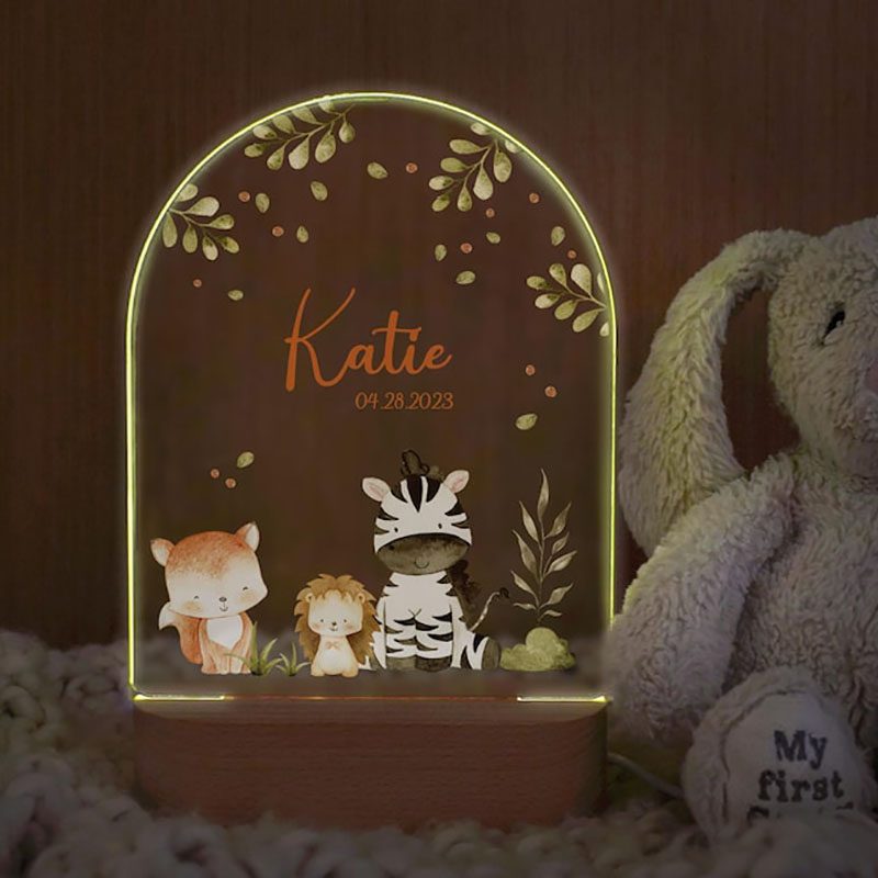 Custom Name Baby Night Light P - đánh giá và giá Baby Nursery Boy
