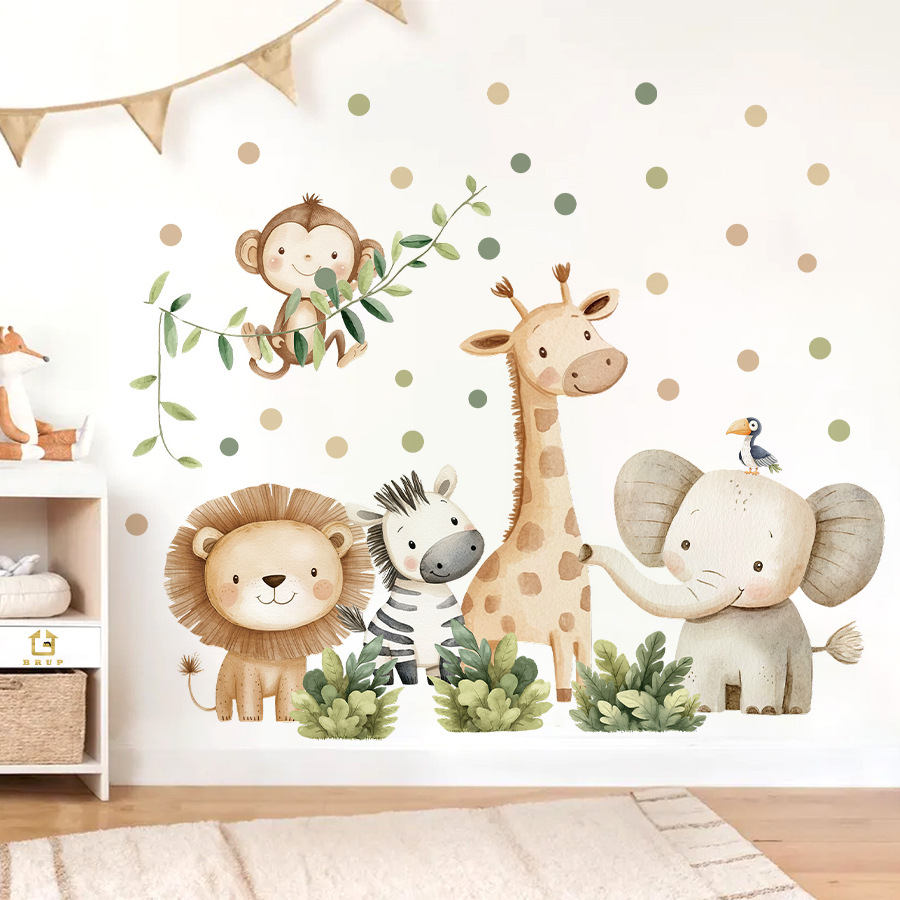 Boho Forest Animals Wall Stick - đánh giá và giá Baby Nursery Boy