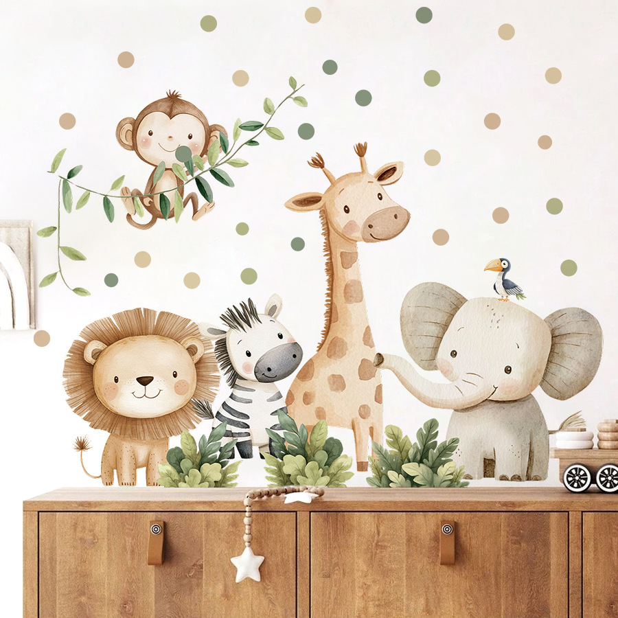 Boho Forest Animals Wall Stick - đánh giá và giá Baby Nursery Boy