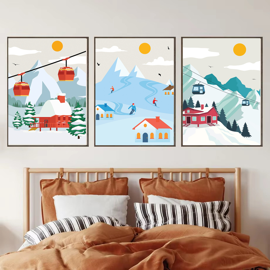 Minimalist Snow Mountain Canva - đánh giá và giá Baby Nursery Themes Boy