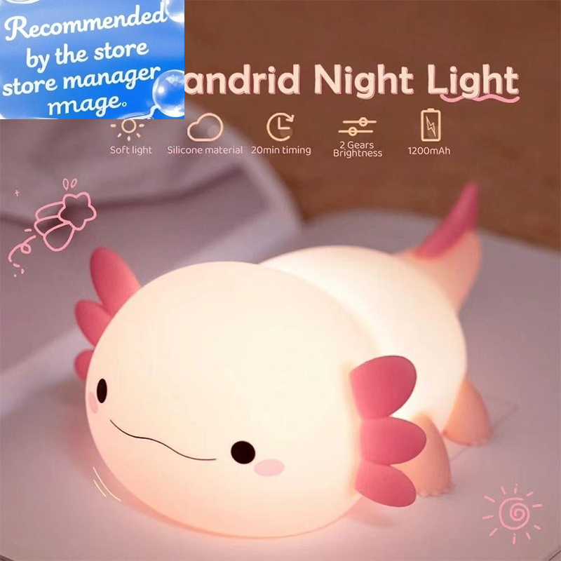 Cute Axolotl Night Light Silic - đánh giá và giá Baby Nursery Table