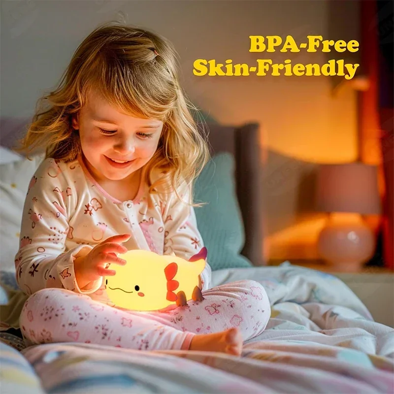 Cute Axolotl Night Light Silic - đánh giá và giá Baby Nursery Table