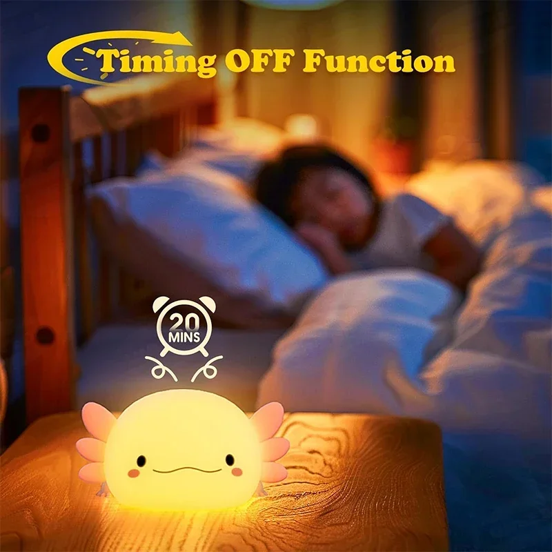 Cute Axolotl Night Light Silic - đánh giá và giá Baby Nursery Table