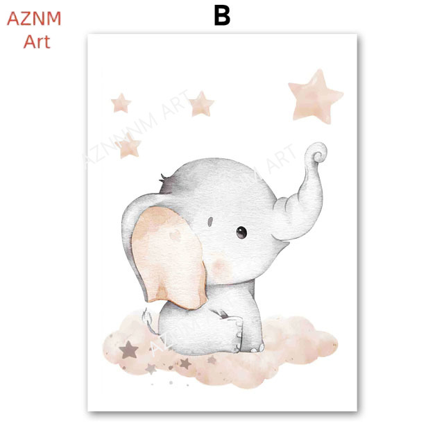 Elephant Balloon Rainbow Moon  - đánh giá và giá Baby Nursery Elephant
