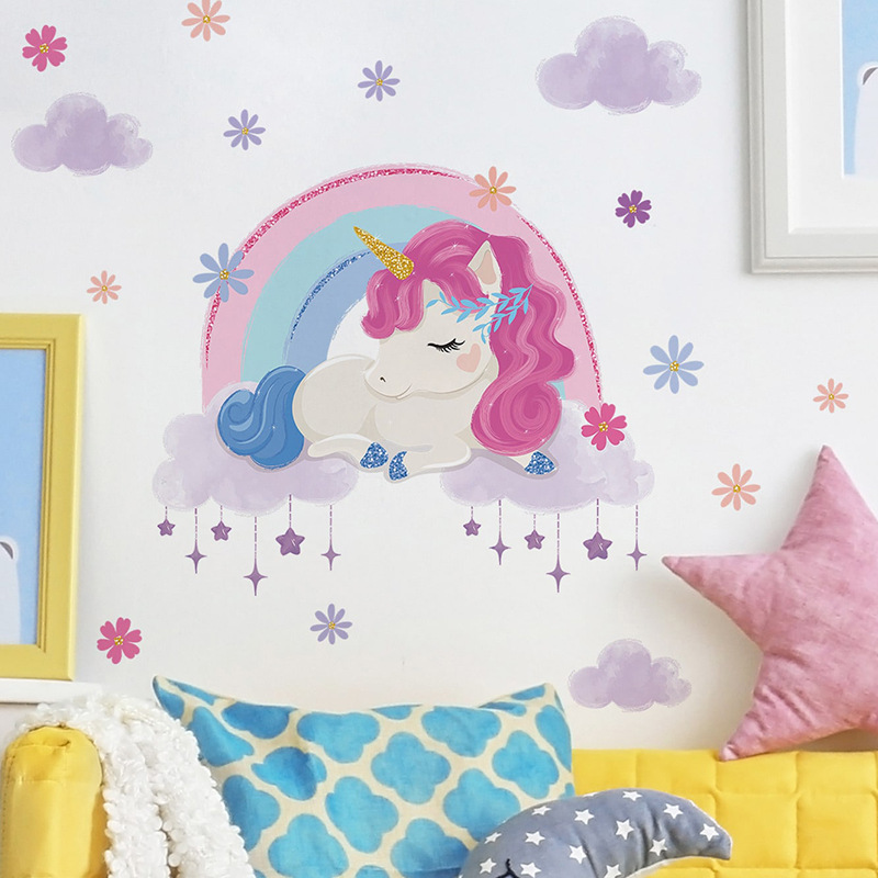 Cartoon Cute Unicorn Luminous  - đánh giá và giá Baby Unicorn Nursery