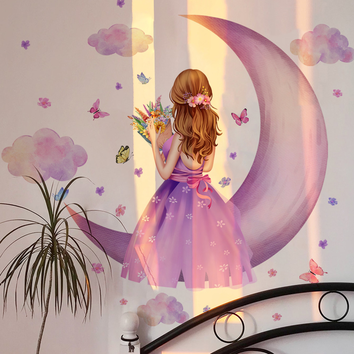 Large Girl Vinyl Tile Child Wa - đánh giá và giá Baby Nursery Ideas Girl