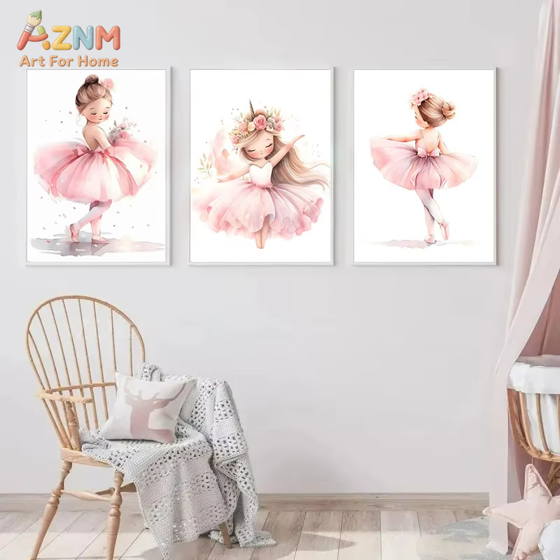 1PC,Pink Ballerina Girl Unicor - đánh giá và giá Baby Unicorn Nursery
