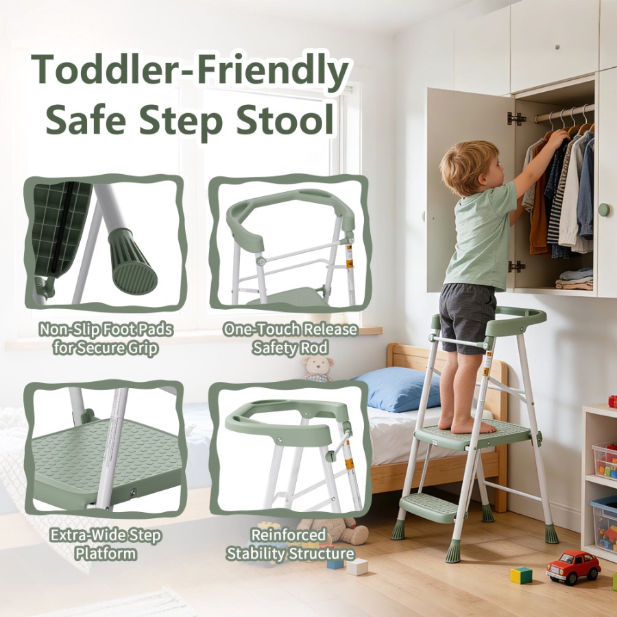 Toddler Kitchen Step Stool Hel - đánh giá và giá Baby Nursery Table