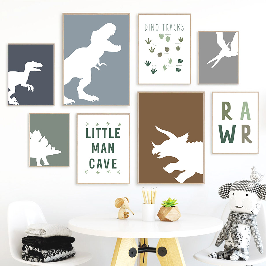 (2D canvas painting)Jurassic D - đánh giá và giá Baby Nursery Boy