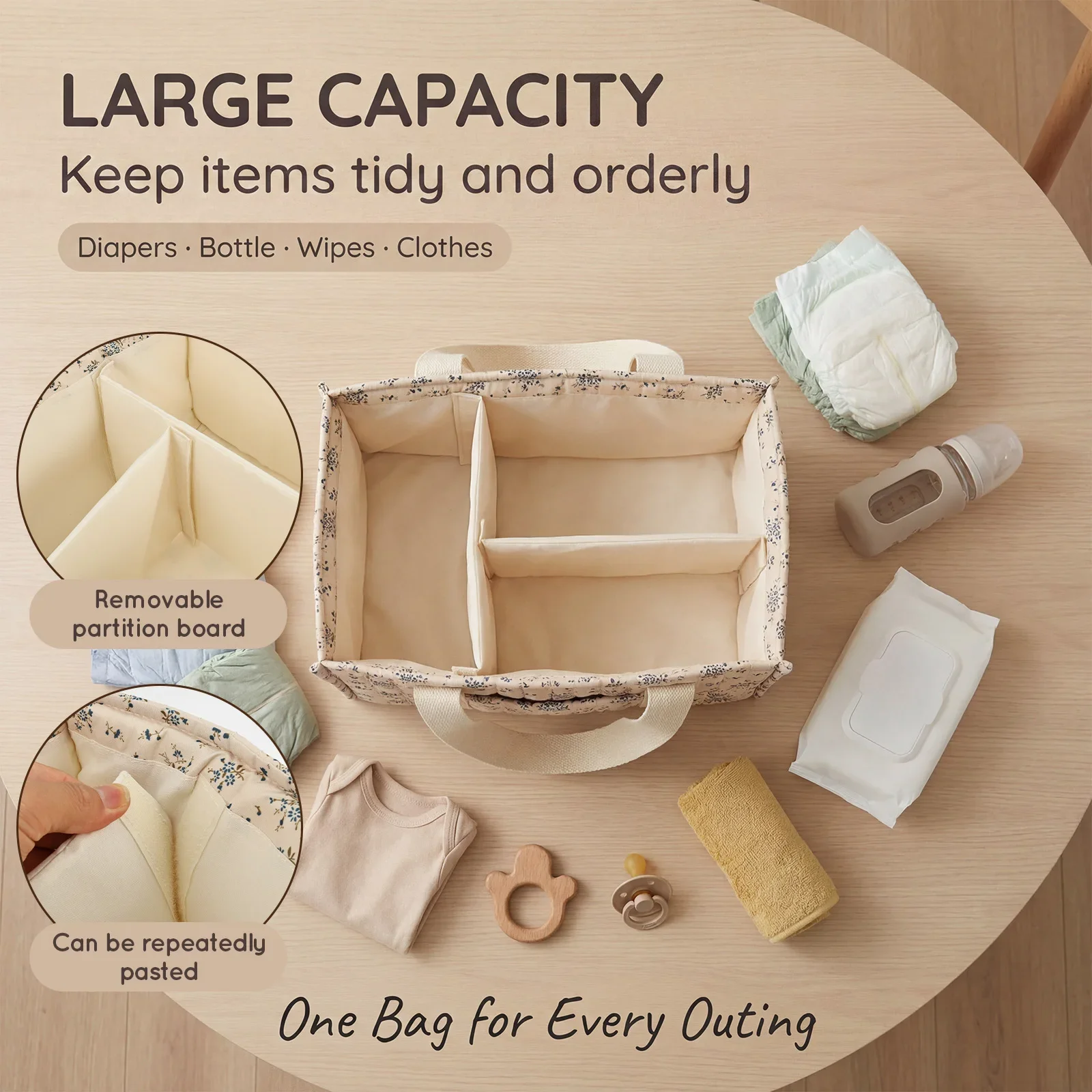 Foldable Diaper Caddy Organize - đánh giá và giá Diaper Caddy Organizer