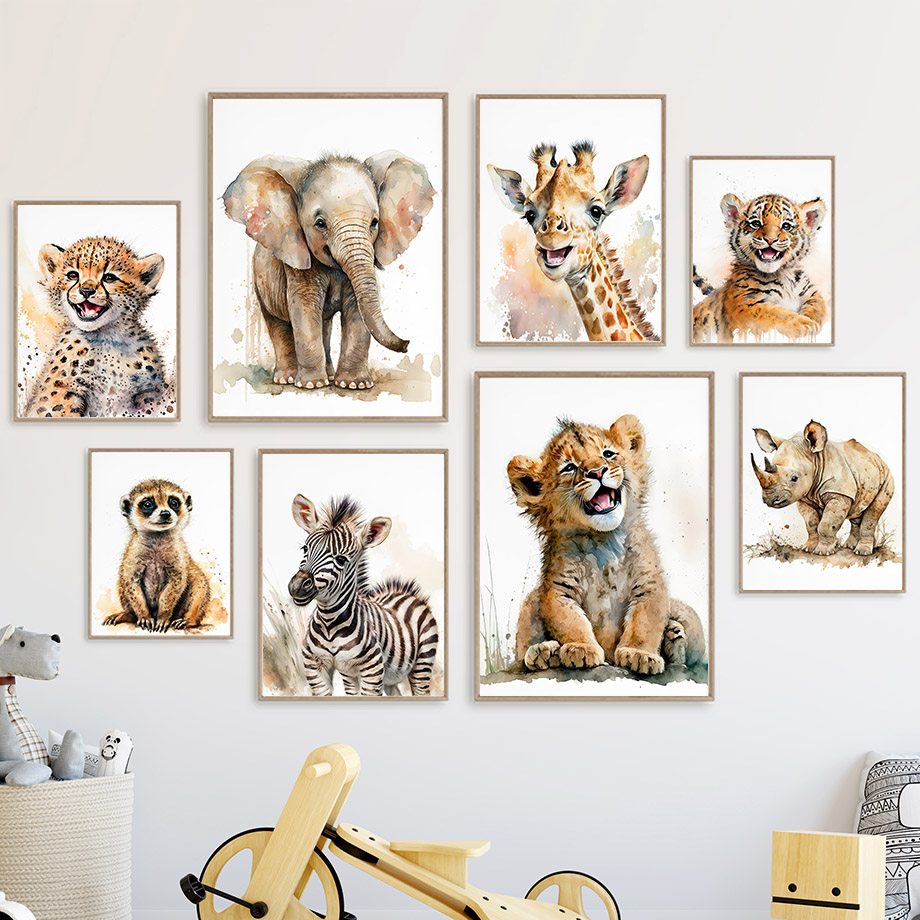 Elephant Giraffe Lion Tiger Ze - đánh giá và giá Baby Zebra Nursery