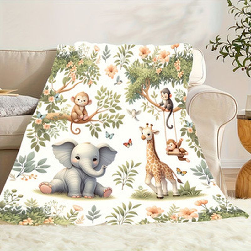 VIKAMA Watercolor Jungle Anima - đánh giá và giá Baby Nursery Elephant