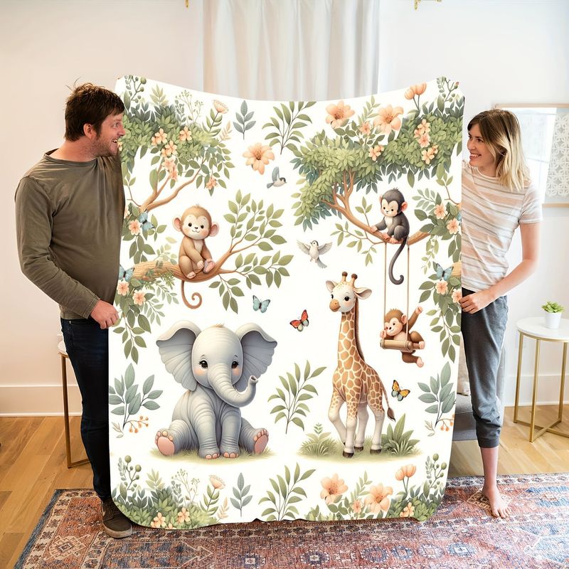 VIKAMA Watercolor Jungle Anima - đánh giá và giá Baby Nursery Elephant