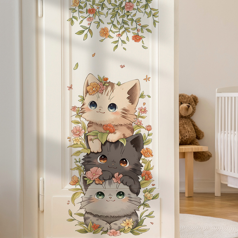 Cute Cat Vinyl Child Wall Stic - đánh giá và giá Baby Nursery Ideas Girl