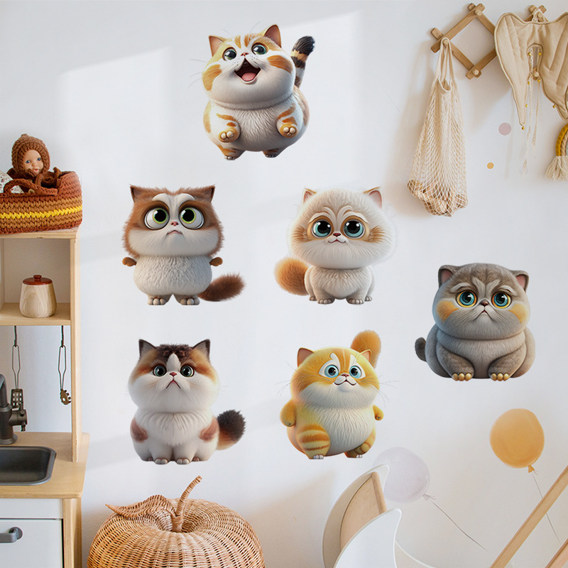 Cute Cat Vinyl Child Wall Stic - đánh giá và giá Baby Nursery Ideas Girl