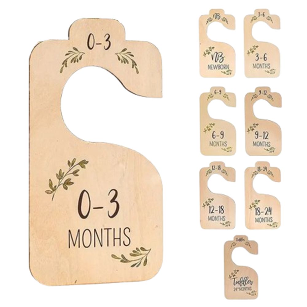 7/8Pcs Wood Baby Closet Divide - đánh giá và giá Baby Nursery Wardrobe