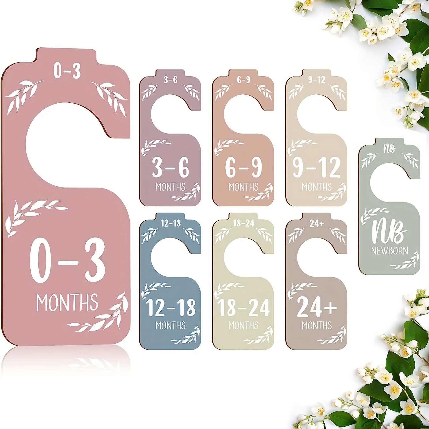 8pcs Wooden Baby Closet Divide - đánh giá và giá Baby Nursery Wardrobe