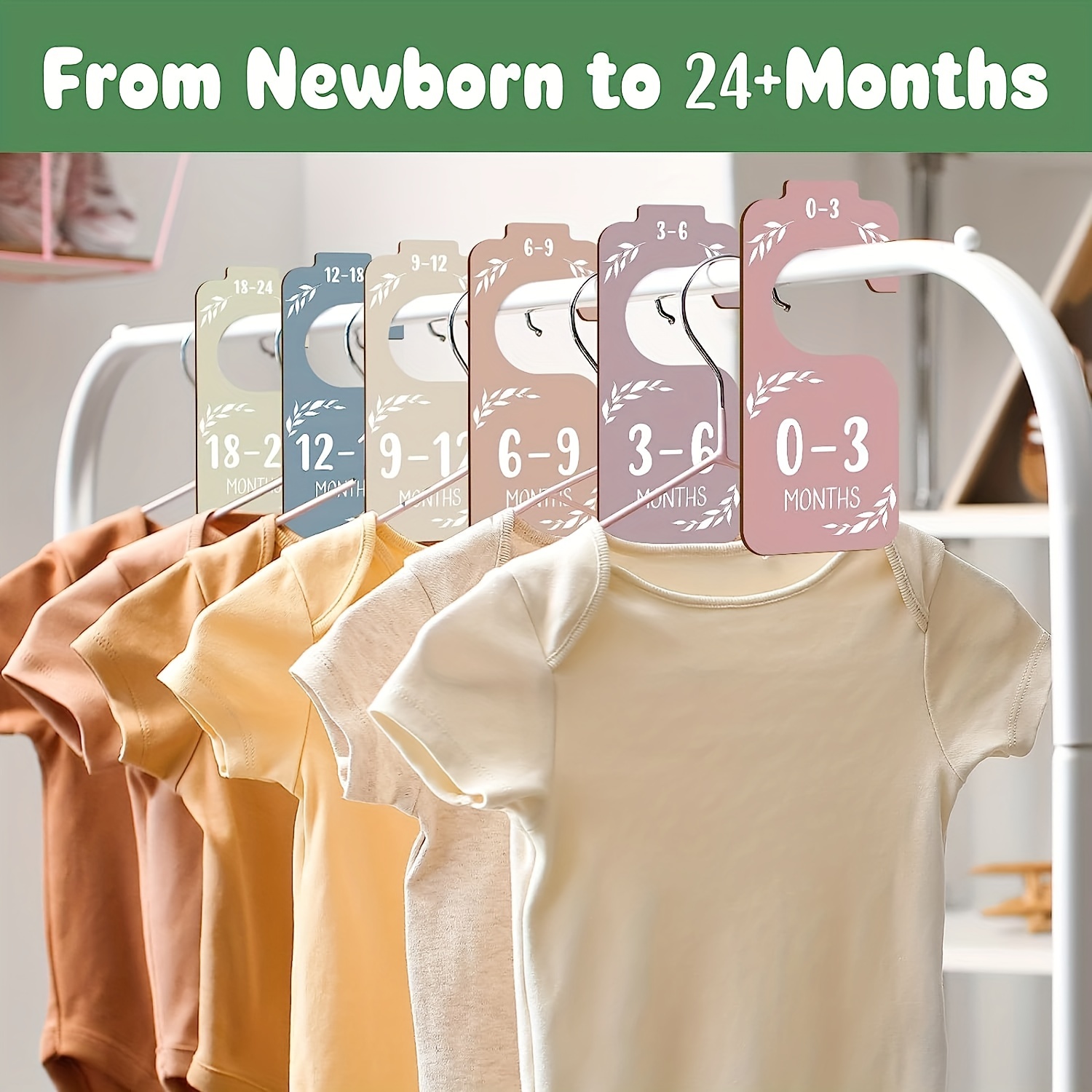 8pcs Wooden Baby Closet Divide - đánh giá và giá Baby Nursery Wardrobe