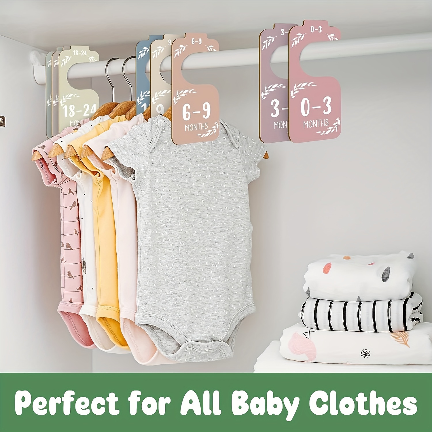 8pcs Wooden Baby Closet Divide - đánh giá và giá Baby Nursery Wardrobe