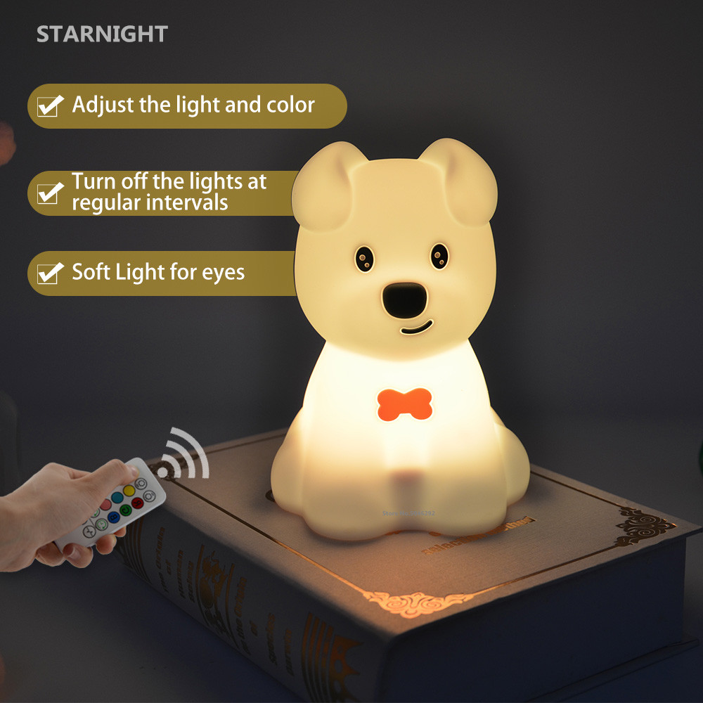 Dog LED Night Light Touch Sens - đánh giá và giá Baby Nursery Night Light