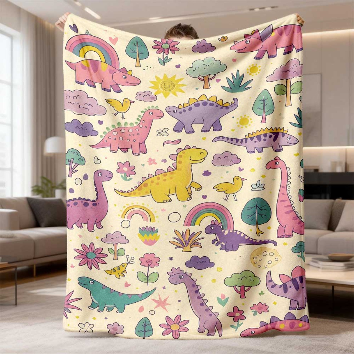 Super Cute Dinosaur Rainbow Th - đánh giá và giá Baby Nursery Themes Boy