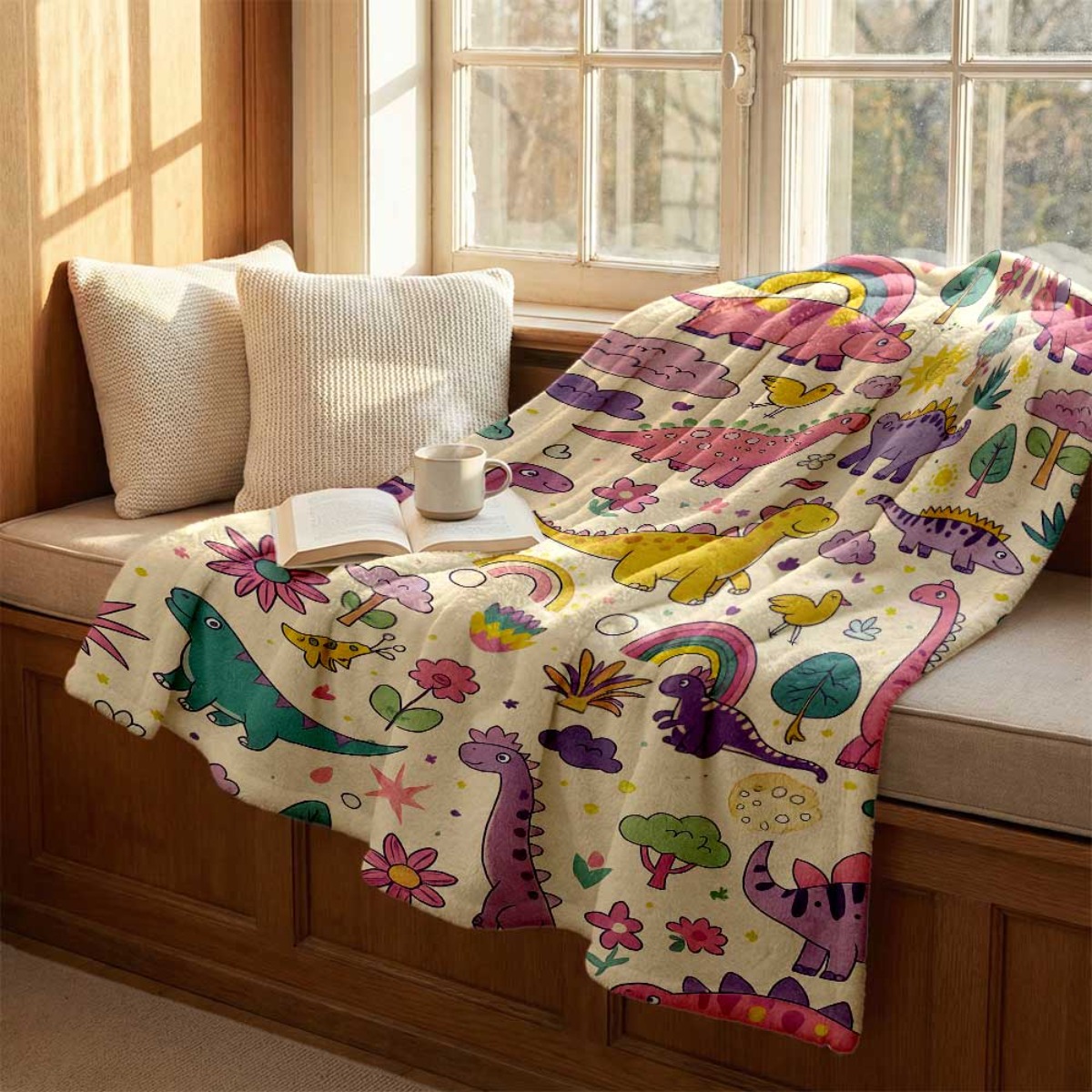 Super Cute Dinosaur Rainbow Th - đánh giá và giá Baby Nursery Themes Boy