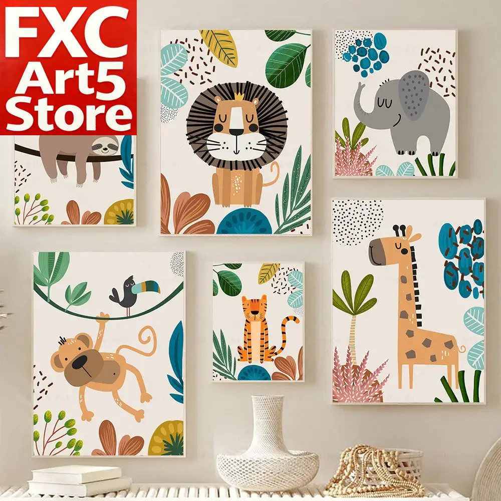 Boho Monkey Lion Giraffe Bird  - đánh giá và giá Baby Zebra Nursery