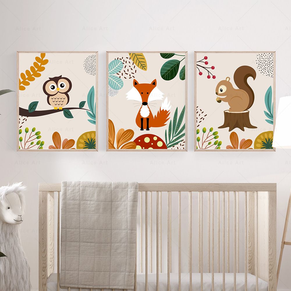 Boho Monkey Lion Giraffe Bird  - đánh giá và giá Baby Zebra Nursery