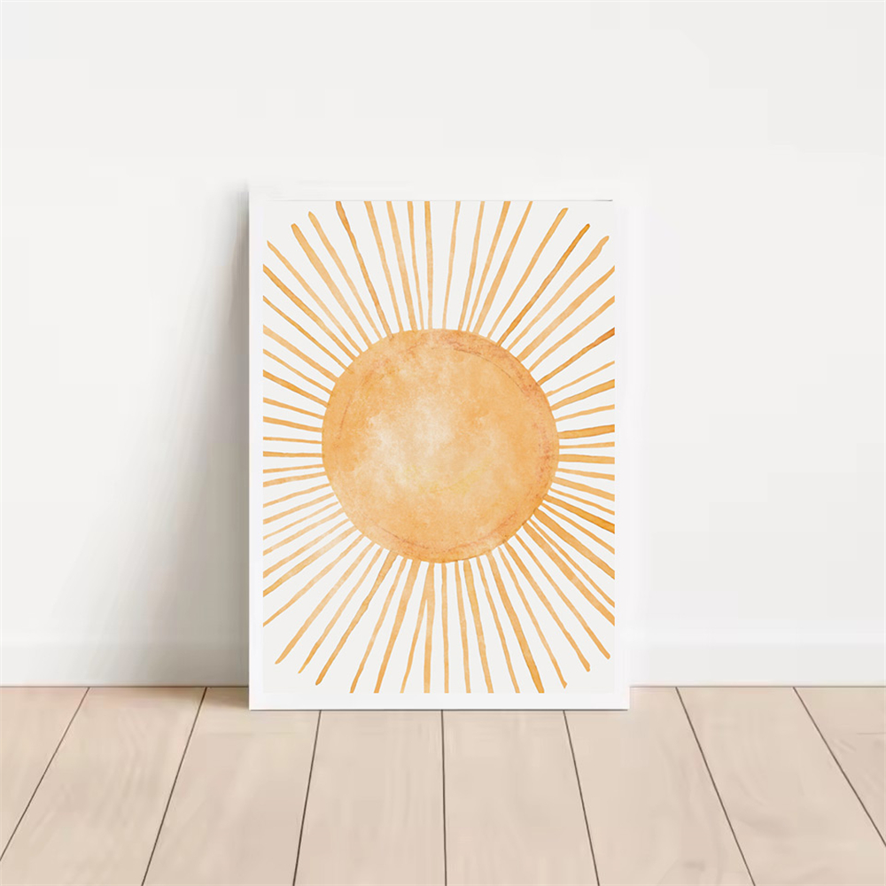 Boho Rainbow Sun Posters Abstr - đánh giá và giá Baby Nursery You Are My Sunshine