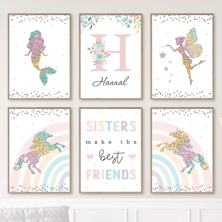 Kawaii Mermaid Angel Girl Unic - đánh giá và giá Baby Unicorn Nursery