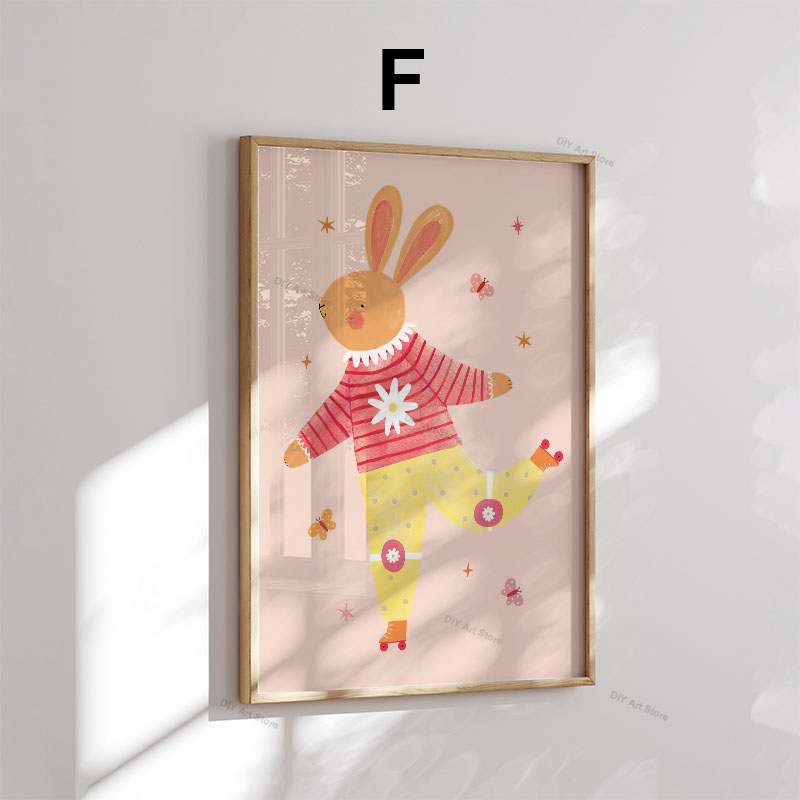 Funny Cartoon Animal Nursery W - đánh giá và giá Baby Nursery Art
