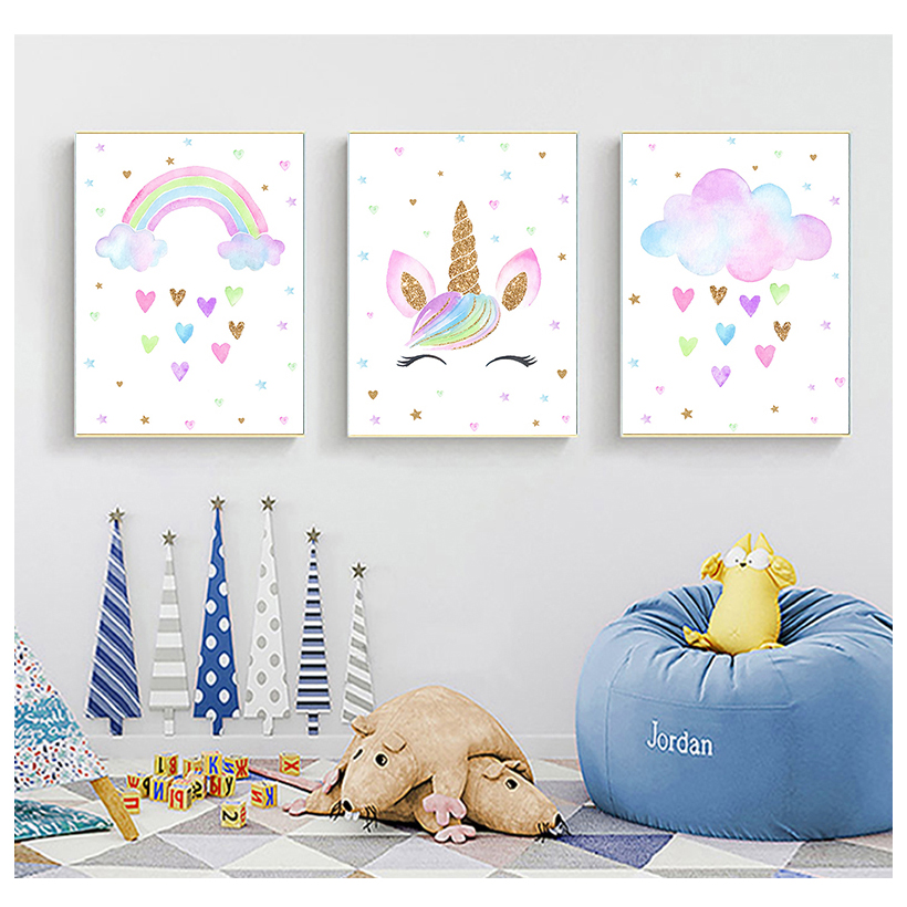 Cầu Vồng Kỳ Lân Tường Nghệ Thu - đánh giá và giá Baby Unicorn Nursery