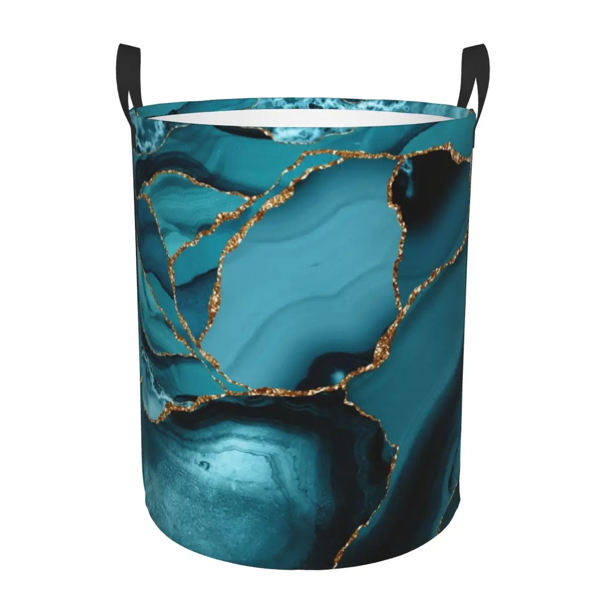 Custom Teal And Gold Marble La - đánh giá và giá Baby Nursery Hamper