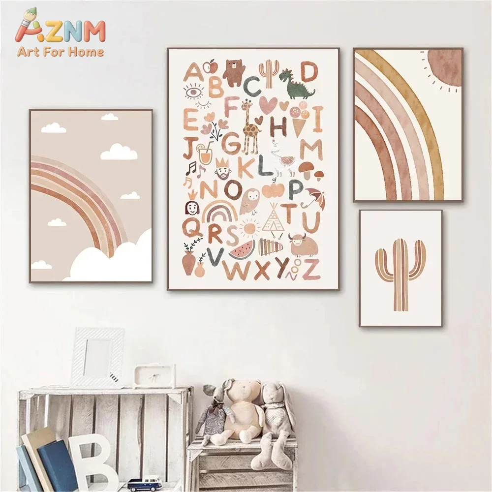AZNM Boho Nursery Unframed Can - đánh giá và giá Baby Nursery You Are My Sunshine