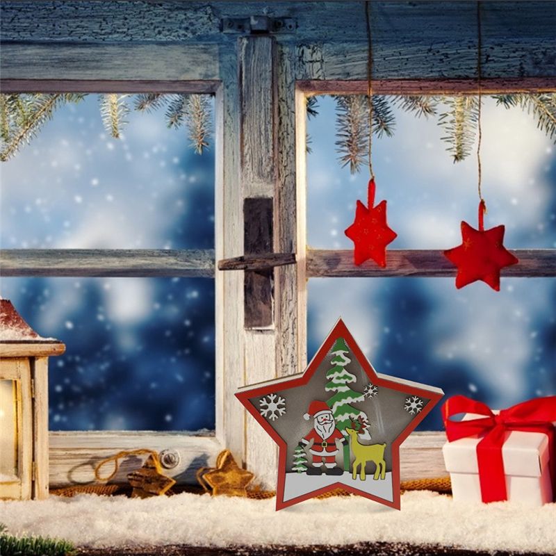AA05 3 PCS LED Wood Star Night - đánh giá và giá Baby Nursery Table