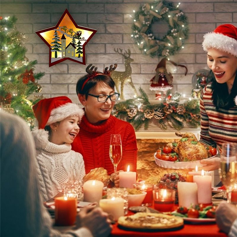 AA05 3 PCS LED Wood Star Night - đánh giá và giá Baby Nursery Table