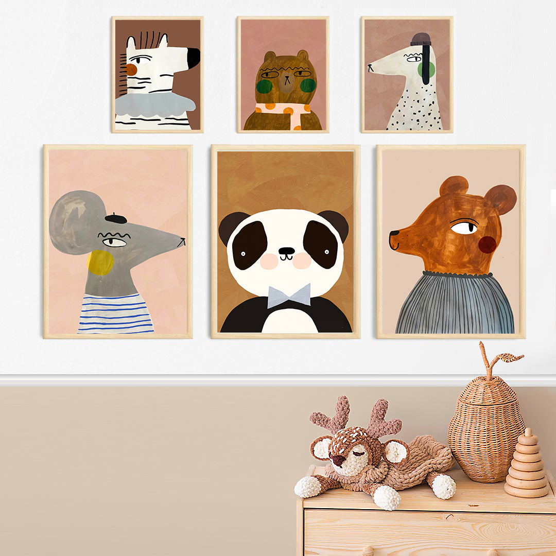 Cute Mouse Zebra Rabbit Bear D - đánh giá và giá Baby Zebra Nursery
